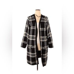 Torrid Plaid Black & Pink Cardigan